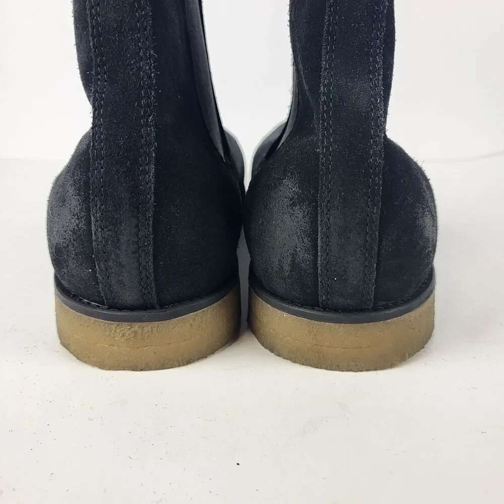 Allsaints Chelsea Boots Slip On Suede Leather
